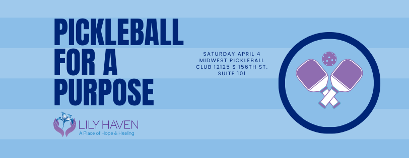 Pickleball for a Purpose event banner